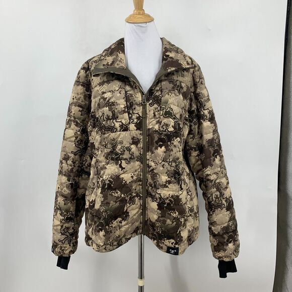 True Timber Pulse Jacket Womens XL Extra Large Camo Lightweight Puffer Hunting - Picture 2 of 13